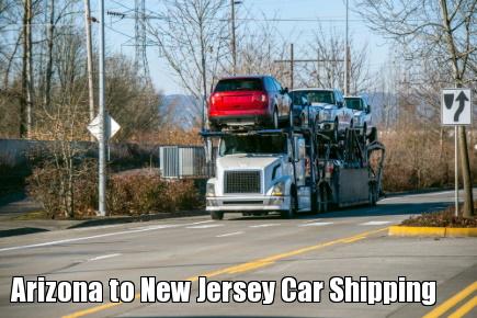 Arizona to New Jersey Car Shipping