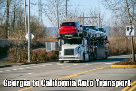 Georgia to California Auto Transport
