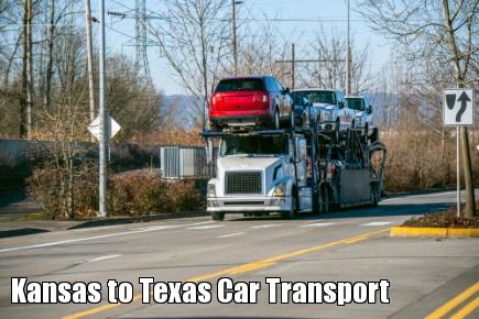 Kansas to Texas Car Transport