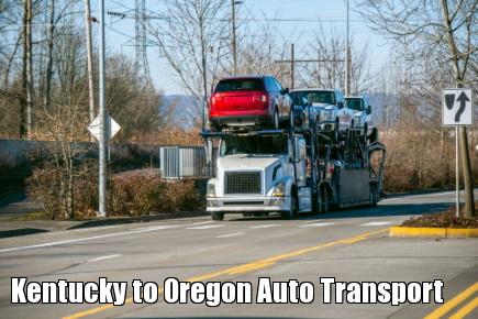 Kentucky to Oregon Auto Transport