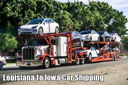 Louisiana to Iowa Car Shipping