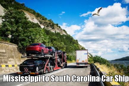 Mississippi to South Carolina Car Shipping