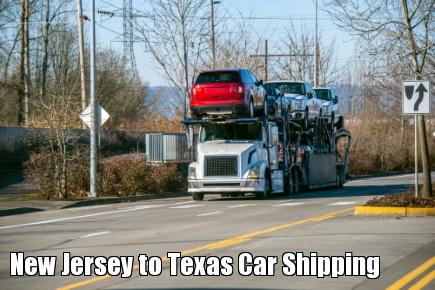 New Jersey to Texas Car Shipping