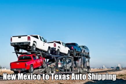 New Mexico to Texas Auto Shipping