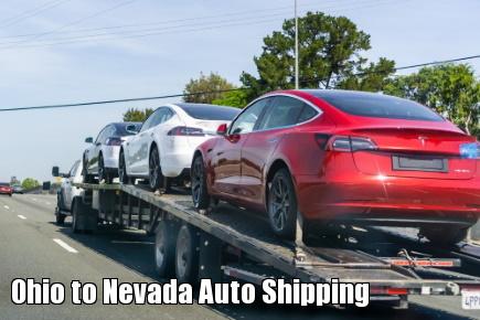 Ohio to Nevada Auto Shipping