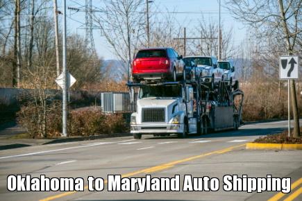 Oklahoma to Maryland Auto Shipping