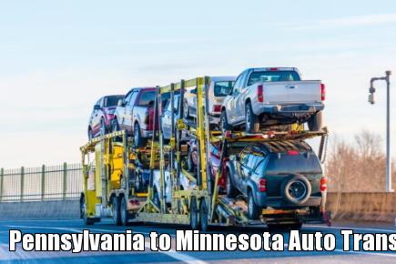Pennsylvania to Minnesota Auto Transport