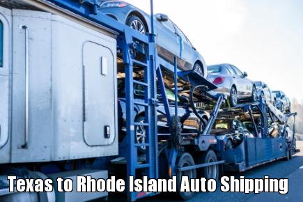 Texas to Rhode Island Auto Shipping