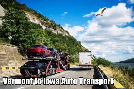 Vermont to Iowa Auto Transport