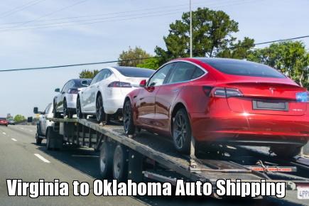 Virginia to Oklahoma Auto Shipping
