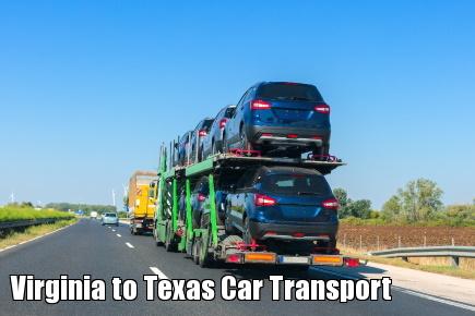 Virginia to Texas Car Transport