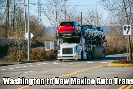 Washington to New Mexico Auto Transport