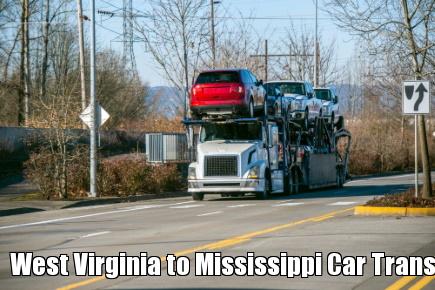 West Virginia to Mississippi Car Transport